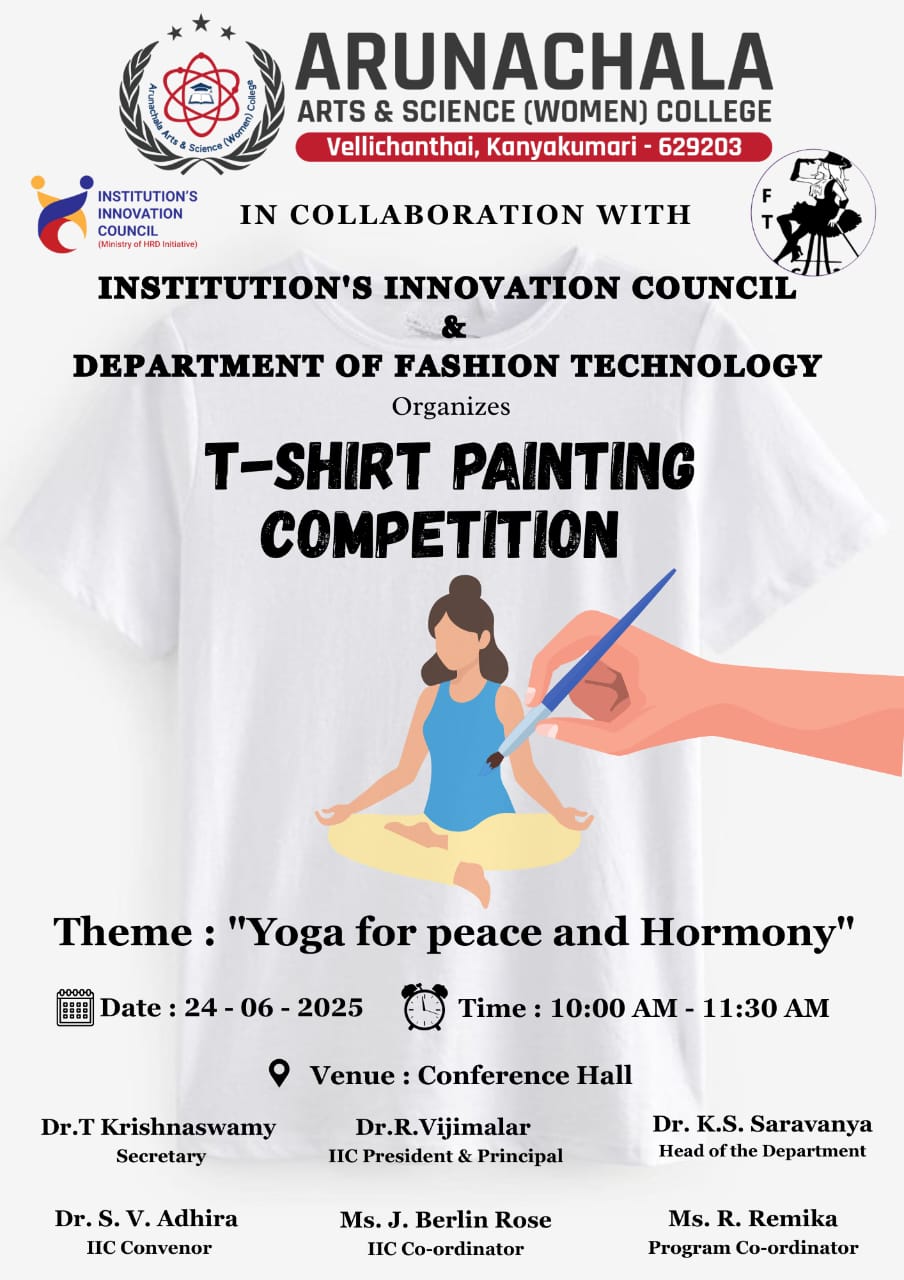 🎨👕 T-Shirt Painting Competition 🧘‍♀️